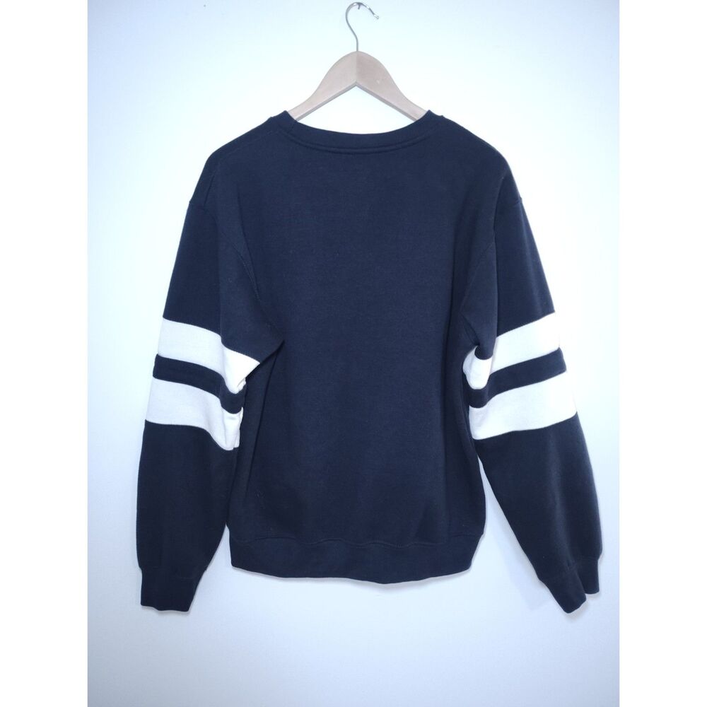 New York Popular CHICAGO Varsity Stripe Crewneck Sweatshirt Preppy Y2K - Picture 4 of 5